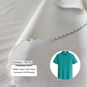 100% Polyester Interlock Pique Tissu pour <span class=keywords><strong>affaires</strong></span> Casual Polos Tricoté pour extérieur Pour Hommes Business Casual Polo Tissu - Product Image 1