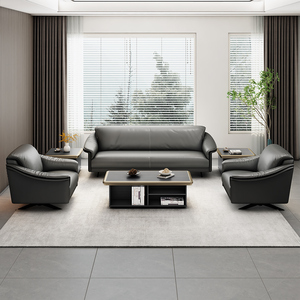 लक्जरी आधुनिक कार्यालय फर्नीचर ने वाणिज्यिक छोटे कार्यालय सार्वजनिक परियोजना सोफा चेयर आधुनिक घर डिजाइन स्थापित किया - Product Image 4