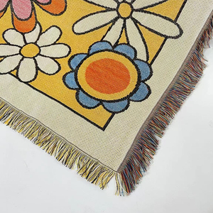 Nhà cung cấp hàng đầu tấm thảm chăn Jacquard dệt chăn tùy chỉnh - Product Image 3
