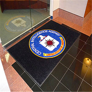 Tappetini <span class=keywords><strong>auto</strong></span> moderni personalizzati tappetino in PVC e materiale in Nylon forma quadrata con modello astratto lavabile e fatto a macchina per la casa - Product Image 4