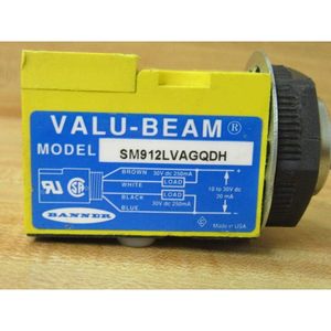 เซ็นเซอร์โฟโตอิเล็กทริก Banner Engineering รุ่น SM912LVAGQDH แบบสแกนเนอร์ DC ขั้วต่อแบบยูโร QD 4 พิน - Product Image 2