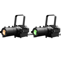 Lampu Sorot Profil Leko Ellipsoidal Mini Zoom Portabel 60W 80W 100W 3200K 5600K CW WW DMX512 Gobo untuk Panggung dan Studio