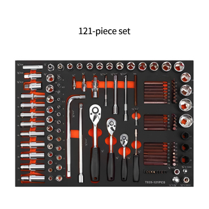 Armoire à outils professionnelle en acier avec 4 tiroirs, 168 pièces, personnalisable OEM/OBM pour ateliers et garages - Product Image 2