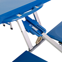 Ensemble table et quatre tabourets portables pour le camping en plein air, les pique-niques, la pêche, etc. Ensemble table et chaises pour les loisirs