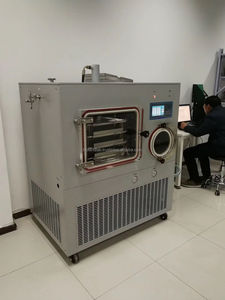 Top Press Lab Acier Inoxydable Mini Lyophilisateur Sous Vide Composants PLC Chauffés Électriques 220V pour la Transformation des Aliments Meilleur Prix - Product Image 3