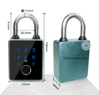 Cadenas intelligent biométrique haut de gamme étanche avec empreinte digitale, application Tuya Ttlock, mot de passe électronique et combinaison