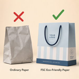 Bolsa <span class=keywords><strong>de</strong></span> Panadería Azul Claro con Rayas <span class=keywords><strong>y</strong></span> Asas, Ecológica, <span class=keywords><strong>de</strong></span> Grado Alimenticio, para Empacar Tartas <span class=keywords><strong>de</strong></span> Huevo <span class=keywords><strong>y</strong></span> <span class=keywords><strong>Hojaldre</strong></span>, con Logotipo Personalizado - Product Image 5