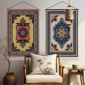 Tapis persan, tapisserie, style <span class=keywords><strong>ethnique</strong></span>, tissu pour salon, peinture murale suspendue, mandala, décoration murale rectangulaire, chambre à coucher - Product Image 3