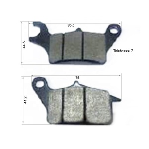 Pastillas de freno delanteras para motocicleta HF H0003 para Winner 150 RS150R <span class=keywords><strong>Supra</strong></span> <span class=keywords><strong>GTR</strong></span> 150 - Product Image 4