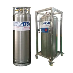 Cryogenic Stainless Steel Dewar,Cryogenic Liquid Oxygen Nitrogen Argon Lng Cylinder Dewar Pressure Vessel