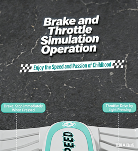<span class=keywords><strong>Voiture</strong></span> électrique à batterie pour enfants de 2 à 4 ans, avec musique éducative et couleurs vives pour attirer l'attention des bébés - Product Image 5