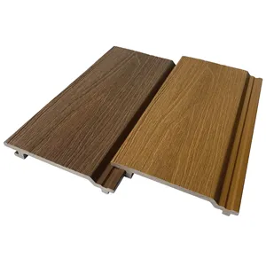 Yumrucca — panneau de revêtement décoratif d'extérieur en bois et plastique, Composite solide, Extrusion de Co, imperméable, panneau WPC 156x21mm