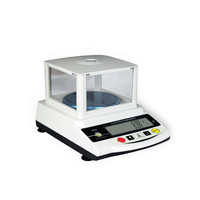 Balance électronique de précision intelligente 0,01 g, écran LCD rétroéclairé avec protection en acrylique, balance numérique de laboratoire
