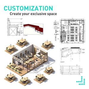 Venta al por Mayor de Muebles de Estilo Minimalista para Cafeterías, Sofás de Cuero, Mesas de Restaurante con Sillas, Conjunto de Sofás - Product Image 5