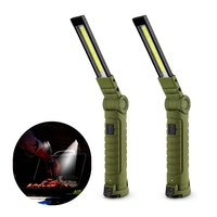Lampe de Barbecue LED Rechargeable Personnalisée Pliable 5Modes Lampe de Travail avec Aimant et Crochet Cadeaux pour Mécanicien, Camping, Lecture,