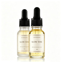 Flacon compte-gouttes en verre givré pour huiles essentielles et cosmétiques, 15ml, 20ml, 30ml, 50ml, 100ml, avec anneau doré, argenté ou noir