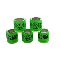 Bagues de patte de pigeon 2026, couleurs arc-en-ciel, anneaux d'identification en plastique durable pour pigeons de course et de voyage