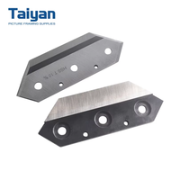 Lame de découpe Taiyan en acier inoxydable à double tranchant pour cadre, outil de coupe d'angle en V pour cadre photo, précision sans soudure TS-B12