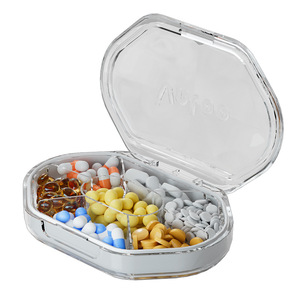 Wholesale Portable Small Medicine Storage <b>Box</b> Moisture-Proof and Sealed Carry-On Pills Container - Product Image 6