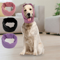 Calentador de cuello y orejas para perros, mascarilla para aliviar la ansiedad, protección contra el ruido, 2 paquetes