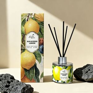 WaterMarket Sun Kissed Lemon <b>Reed</b> <b>Diffuser</b> 120Ml Indoor Fragrance Long Lasting Scent European Style - Product Image 1