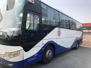 Autobús YOUTONG ZK6107 usado de alta calidad, 45 asientos, transmisión Manual diésel Euro 3, estándar de emisión, venta de China - Product Image 2