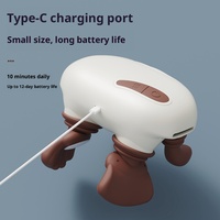 Masseur portable Shiatsu pour le cou et le dos Massage de pétrissage 3D des tissus profonds, conception de main humaine simulée pour le soulagement de la douleur