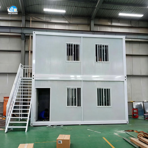 حزمة مسطحة 20 قدم مبنى مسبق الصنع مكتب حاوية فيلا فندق شقة سكنية منزل من ثلاثة طوابق منزل متحرك - Product Image 2