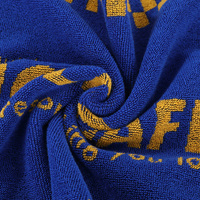 OEM High Quality Custom Embossed Super Absorbent 100% Cotton Yarn-dyed Print Jacquard Beach Towel