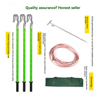 Offre spéciale longueur de fil de mise à la terre personnalisée tiges de mise à la terre plantes tige de terre réglable basse Tension 0.4KV vert 2*1.5 + 8m