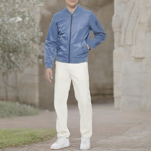 Custom Colors High Street Style Plus Size Men Winter Bomber <b>Jacket</b> Hot Product Lightweight Stylish Men <b>Slim</b> <b>Fit</b> Bomber <b>Jackets</b> - Product Image 2