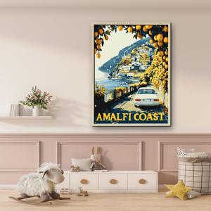 Huijie - <span class=keywords><strong>Pintura</strong></span> Acrílica Ecológica <span class=keywords><strong>de</strong></span> Paisajes y Mariscos por Números, Kit <span class=keywords><strong>de</strong></span> Lienzo Personalizado para Aficionados <span class=keywords><strong>Adultos</strong></span> - Product Image 3