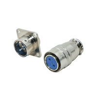 Connecteur Dengfeng XS16 2-7 broches, prise mâle carrée, fiche femelle, verrouillage à clipser, coque en cuivre, prise d'aviation