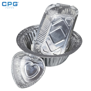 Silver Aluminium Foil <b>Tray</b> 1000ml Deep Rectangular Catering Restaurant Bulk Aluminium Foil Food Container - Product Image 1