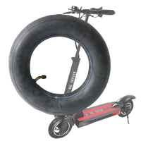 Chambre à air en caoutchouc Superbsail 10x3.0 avec valve coudée à 45/90 degrés, compatible poussette et trottinette 10 pouces