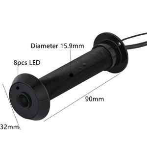 180 derece P2p gece görüş ev akıllı kapı görüntüleyici kamera Wifi hareket algılama balıkgözü Peephole kapı göz kamera Peephole tuya - Product Image 6