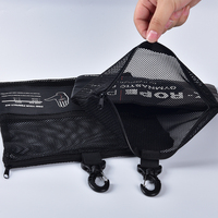 Benutzerdefiniertes Logo Netz-Sporttasche Kleine Sport-Netztasche mit Clip und Kordelzugverschluss für Wassersport, Outdoor, Fitness