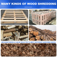 Broyeur de bois à double arbre à moteur, vente directe usine, haute puissance, faible bruit, capacité 2T/H, produit phare Henan 2022