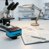 High Definition Industrial Camera Electron Microscope Machine Vision Camera Connected to Computer Display
