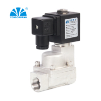 Yongchuang YCH21 haute pression 12v 24v dc haute pression en acier inoxydable électrovanne d'eau 220v ac pour le contrôle du feu