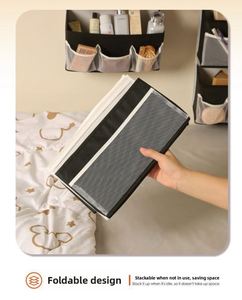Multi Layer Fabric Minimalist Modern Three-dimensional Hanging Storage <b>Box</b> for Doors, <b>Wardrobe</b>, Underwear Bookshelf, Dormitory - Product Image 6