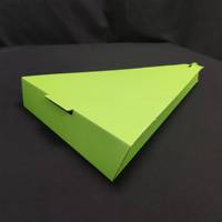 Caja de Embalaje Triangular Ecológica SP3089 para Rebanadas de Pizza, Comida Rápida