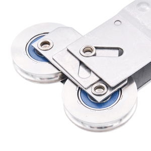 उच्च गुणवत्ता वाले प्लास्टिक एल्यूमीनियम स्लाइडिंग विंडो रोलर एल्यूमीनियम दरवाजे स्टेनलेस स्टील स्लाइडिंग दरवाजा रोलर - Product Image 2