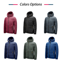 Veste d'hiver matelassée en duvet pour homme, tailles M-4XL, brillante et épaisse, avec capuche, style Bubble Coat