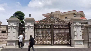 Puerta de patio de diseño moderno y duradero para edificios de oficinas y villas Instalación fácil con estilo tradicional y europeo - Product Image 4