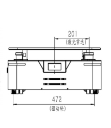 2024 Robot <span class=keywords><strong>AGV</strong></span> de fábrica Robot Industrial Cassis para transportar vehículos guiados automatizados de carga de 300kg <span class=keywords><strong>AGV</strong></span> pequeño para granjas - Product Image 6