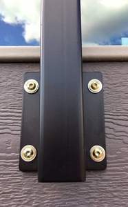 TAKA Kabel Beranda Baja Tahan Karat, Pagar Kawat dengan Tangga Kabel Quare Dipasang Di Samping Balkon Diy - Product Image 4