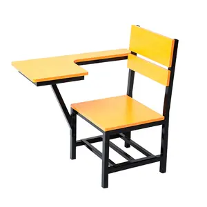 Школьная мебель, студенческие стулья с письменной доской, классные стулья на Филиппинах, со столиком