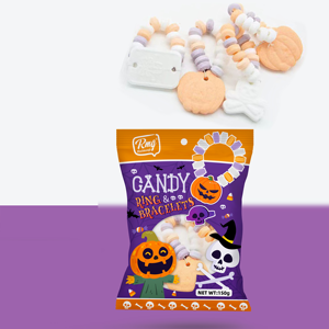 Braccialetti Elastici <span class=keywords><strong>di</strong></span> <span class=keywords><strong>Halloween</strong></span> con Vari Design, <span class=keywords><strong>Caramelle</strong></span> al Gusto Fragola, Gioielli, <span class=keywords><strong>Caramelle</strong></span> per Feste <span class=keywords><strong>di</strong></span> Compleanno per Bambini - Product Image 6