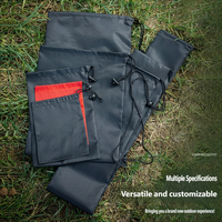 Sac en tissu Oxford imperméable à parois épaisses et résistant aux UV, idéal pour organiser et ranger les vêtements de voyage en extérieur, conception anti-poussière
